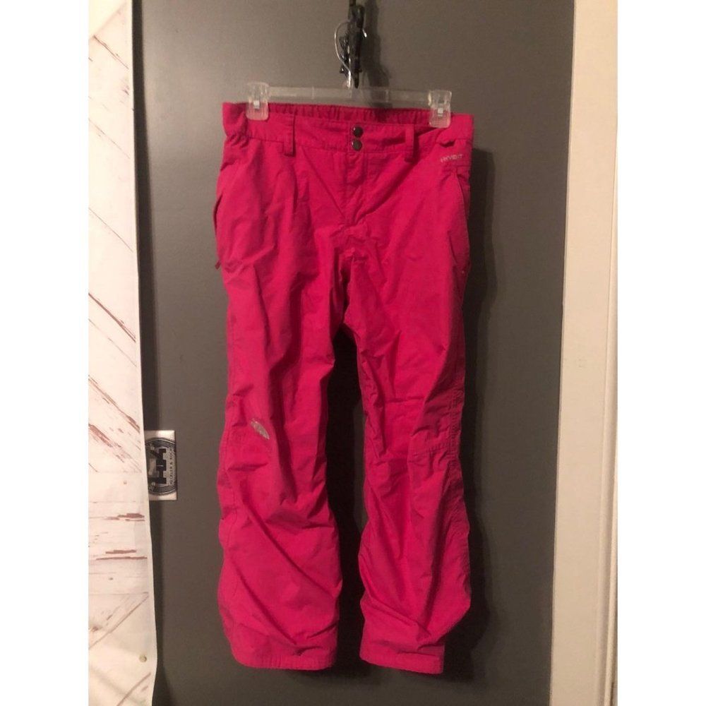 Snow Pants north face girls size 14/16 hot pink
